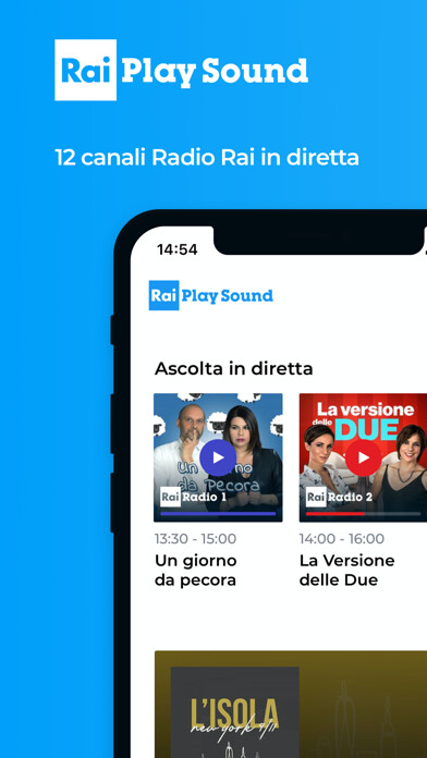 Emulate iPhone app RaiPlay Sound: radio e podcast using MyAndroid Emulate iPhone app RaiPlay Sound: radio e podcast using MyAndroid