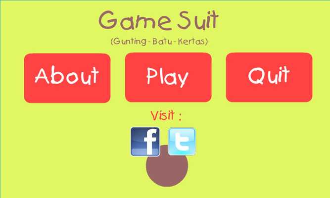 Emulate Android APK Raja Suit-Gunting Batu Kertas