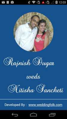 Emulate Android APK Rajnish weds Nitisha