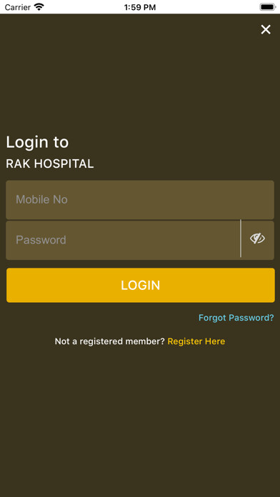 Emulate iPhone app RAK Hospital using MyAndroid Emulate iPhone app RAK Hospital using MyAndroid