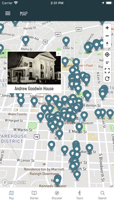 Emulate iPhone app Raleigh Historic using MyAndroid Emulate iPhone app Raleigh Historic using MyAndroid