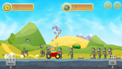 Emulate iPhone app rally car driving vs zombie - 4x4 off road racing using MyAndroid