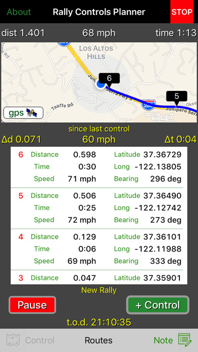 Emulate iPhone app Rally Controls Planner using MyAndroid Emulate iPhone app Rally Controls Planner using MyAndroid