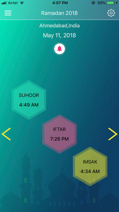 Emulate iPhone app Ramadan 2018 using MyAndroid