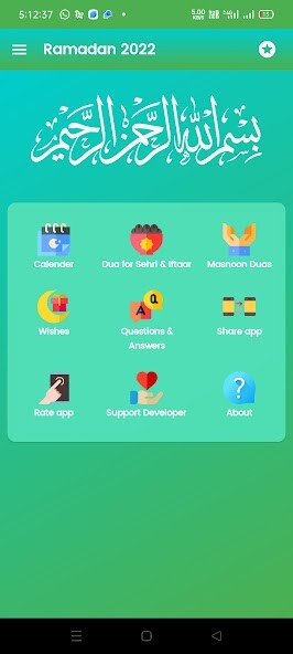 Run android online APK Ramadan 2022 - Calender, Duas from MyAndroid or emulate Ramadan 2022 - Calender, Duas using MyAndroid