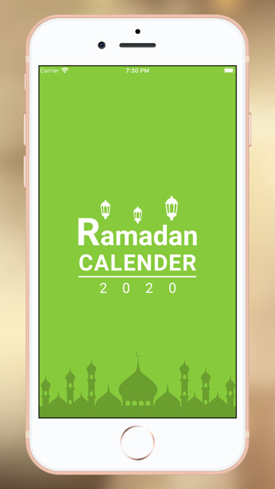 Emulate iPhone app Ramadan Calendar 2020:Azan,Dua using MyAndroid
