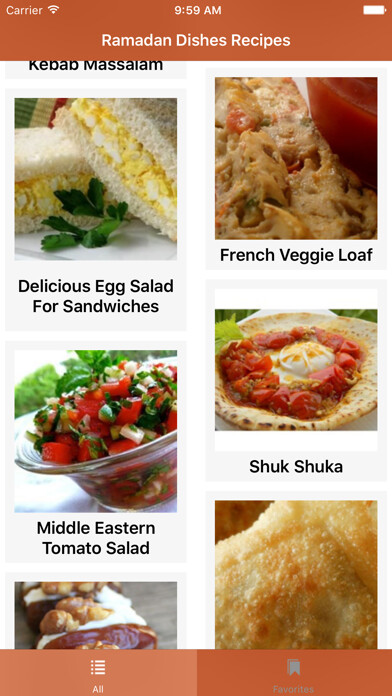 Emulate iPhone app Ramadan Dishes Recipes using MyAndroid Emulate iPhone app Ramadan Dishes Recipes using MyAndroid