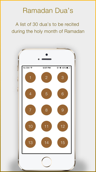 Emulate iPhone app Ramadan Duas 2022 - دعاء رمضان using MyAndroid