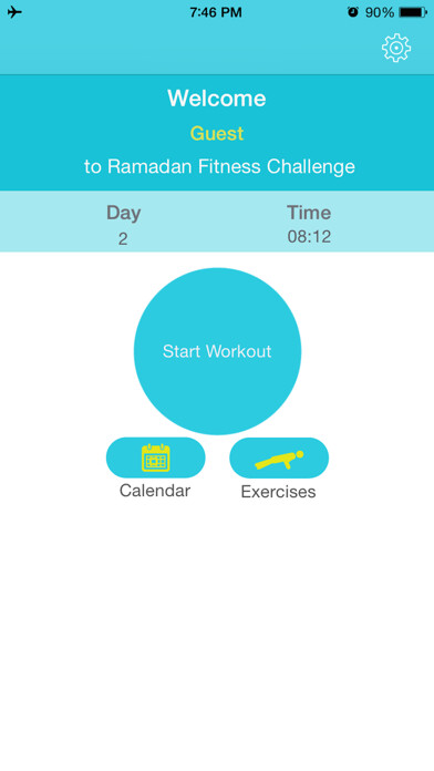 Emulate iPhone app Ramadan Fitness Challenge ???? ??????? ???????? Health Sports and Diet ????? ???? ? ??? using MyAndroid