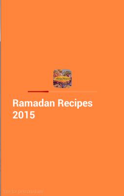 Emulate Android APK Ramadan Recipes 2015