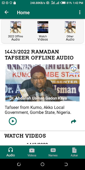 Run android online APK Ramadan Tafseer - Dr. Abdallah from MyAndroid or emulate Ramadan Tafseer - Dr. Abdallah using MyAndroid