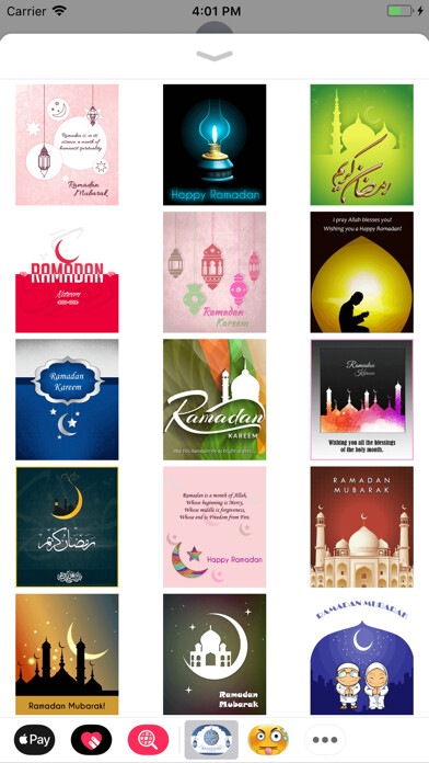 Emulate iPhone app Ramadan Wishes Stickers using MyAndroid Emulate iPhone app Ramadan Wishes Stickers using MyAndroid