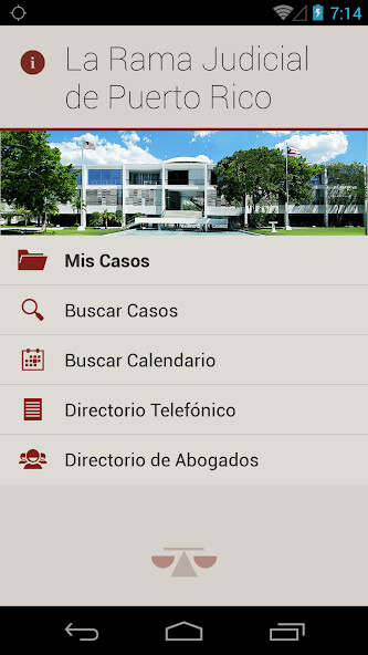 Emulate Android APK Rama Judicial de Puerto Rico