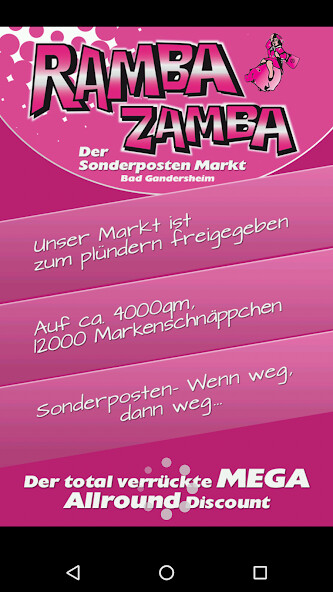 Run android online APK Ramba Zamba - Schnäppchenmarkt from MyAndroid or emulate Ramba Zamba - Schnäppchenmarkt using MyAndroid Run android online APK Ramba Zamba - Schnäppchenmarkt from MyAndroid or emulate Ramba Zamba - Schnäppchenmarkt using MyAndroid