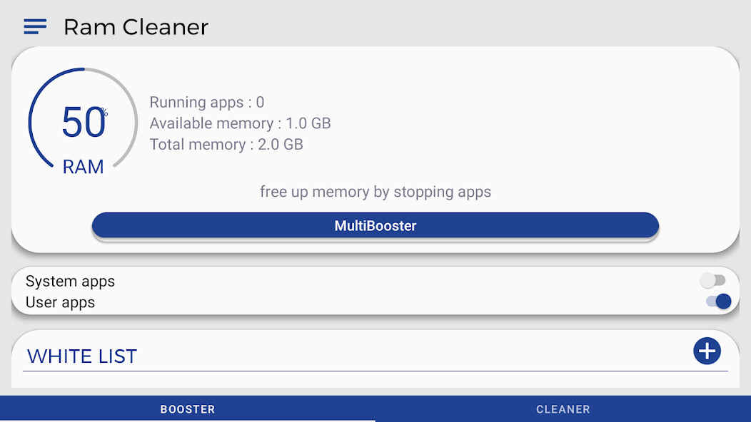 Run android online APK RAM Cleaner- Cache Cleaner from MyAndroid or emulate RAM Cleaner- Cache Cleaner using MyAndroid