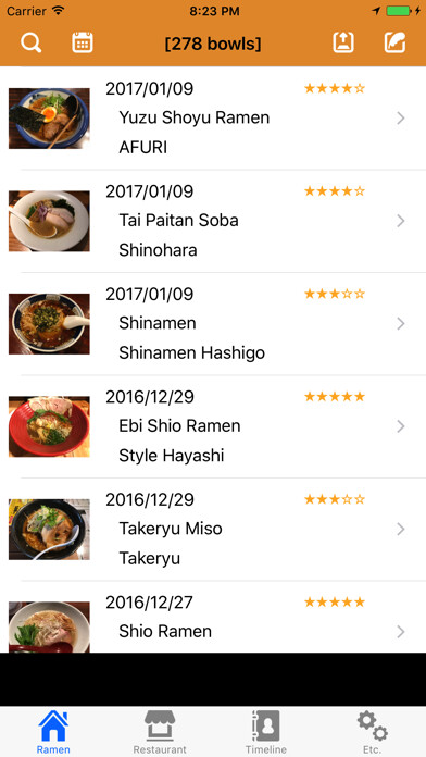 Emulate iPhone app RamenMemo using MyAndroid Emulate iPhone app RamenMemo using MyAndroid