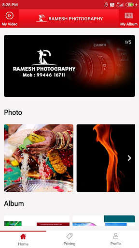 Emulate Ramesh Photography from MyAndroid or run Ramesh Photography using MyAndroid