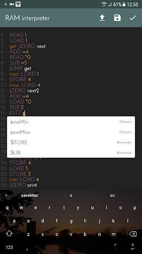 Run android online APK RAM interpreter from MyAndroid or emulate RAM interpreter using MyAndroid