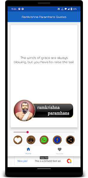 Run android online APK Ramkrishna Paramhans Quotes from MyAndroid or emulate Ramkrishna Paramhans Quotes using MyAndroid