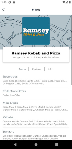 Run android online APK Ramsey Kebab Pizza PE26 from MyAndroid or emulate Ramsey Kebab Pizza PE26 using MyAndroid Run android online APK Ramsey Kebab Pizza PE26 from MyAndroid or emulate Ramsey Kebab Pizza PE26 using MyAndroid