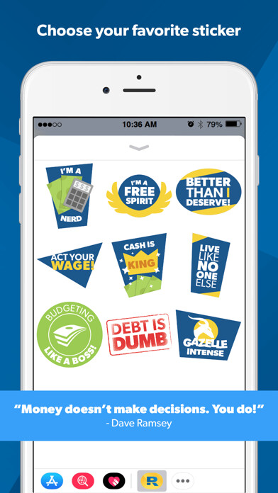 Emulate iPhone app Ramsey Stickers using MyAndroid Emulate iPhone app Ramsey Stickers using MyAndroid