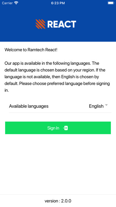 Emulate iPhone app Ramtech React using MyAndroid Emulate iPhone app Ramtech React using MyAndroid