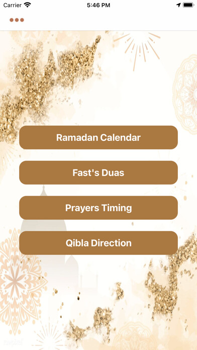 Emulate iPhone app Ramzan Calendar Pro 2021 using MyAndroid
