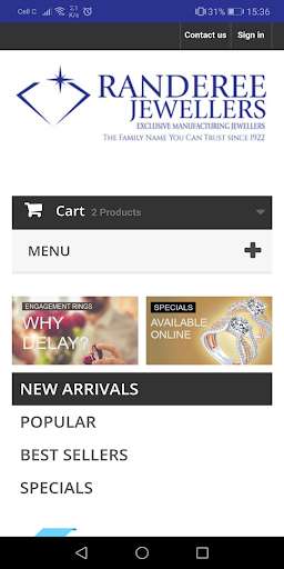 Run android online APK Randeree Jewellers from MyAndroid or emulate Randeree Jewellers using MyAndroid