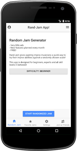Run android online APK Rand-Jam from MyAndroid or emulate Rand-Jam using MyAndroid