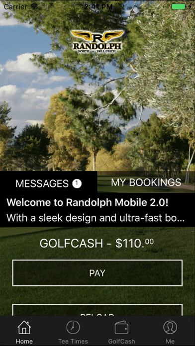 Emulate iPhone app Randolph Golf Tee Times using MyAndroid Emulate iPhone app Randolph Golf Tee Times using MyAndroid