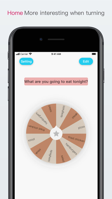 Emulate iPhone app Random Choice-Make decision using MyAndroid