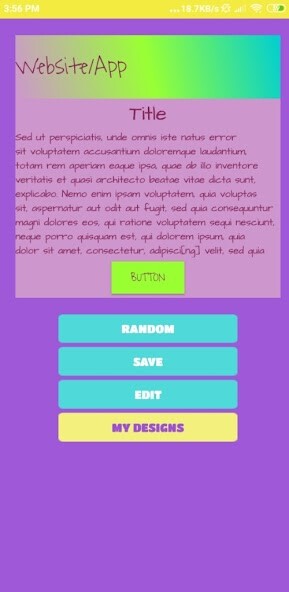 Run android online APK Random Design Maker from MyAndroid or emulate Random Design Maker using MyAndroid Run android online APK Random Design Maker from MyAndroid or emulate Random Design Maker using MyAndroid