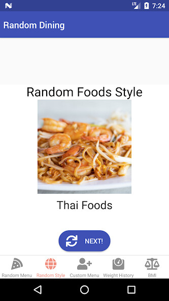 Run android online APK RandomDining - BMI Calculator from MyAndroid or emulate RandomDining - BMI Calculator using MyAndroid