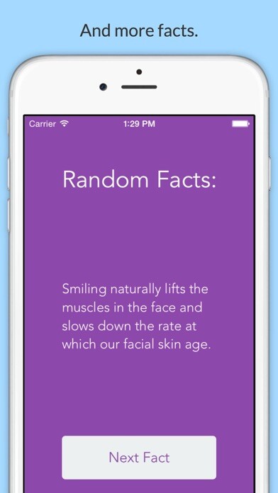 Emulate iPhone app Random Facts - Did you know? using MyAndroid