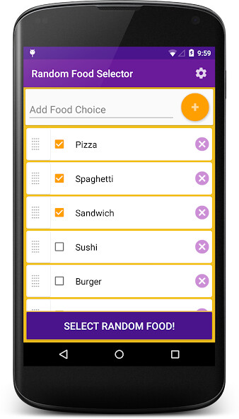 Emulate Android APK Random Food Picker Emulate Android APK Random Food Picker