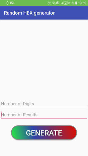 Run android online APK Random Hex Number Generator from MyAndroid or emulate Random Hex Number Generator using MyAndroid