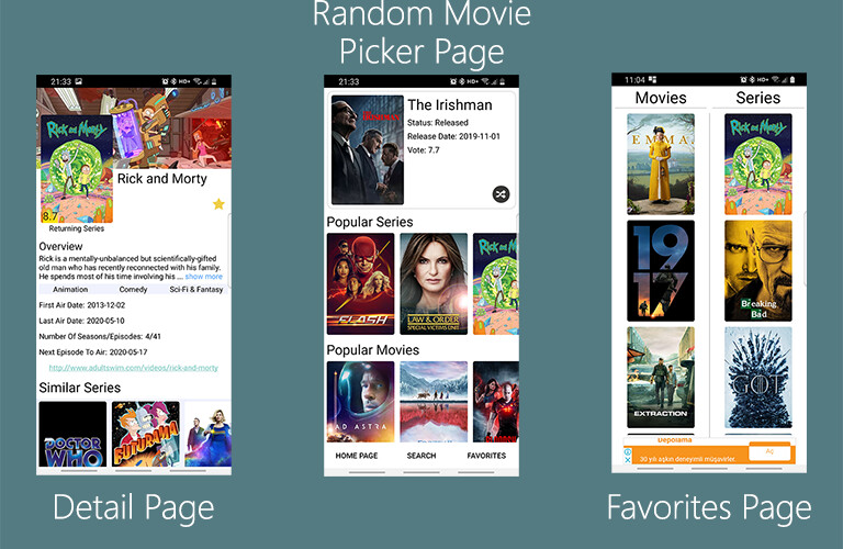 Run android online APK Random Movie Picker - RMPD from MyAndroid or emulate Random Movie Picker - RMPD using MyAndroid