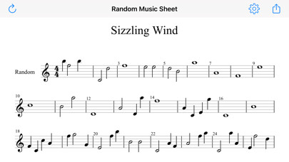 Emulate iPhone app Random Music Sheet using MyAndroid Emulate iPhone app Random Music Sheet using MyAndroid