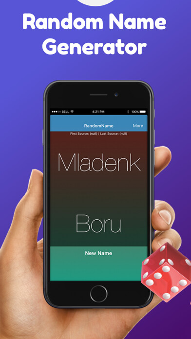 Emulate iPhone app RandomName - Random Names using MyAndroid Emulate iPhone app RandomName - Random Names using MyAndroid