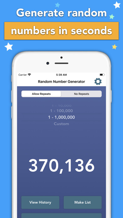 Emulate iPhone app Random Number Generator Tool using MyAndroid Emulate iPhone app Random Number Generator Tool using MyAndroid