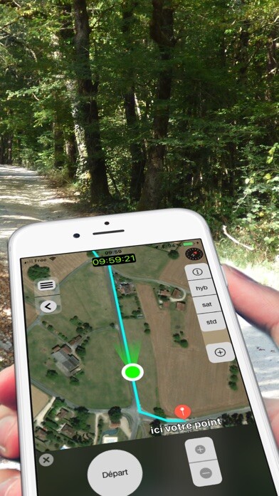 Emulate iPhone app Rando MONTIGNAC using MyAndroid Emulate iPhone app Rando MONTIGNAC using MyAndroid