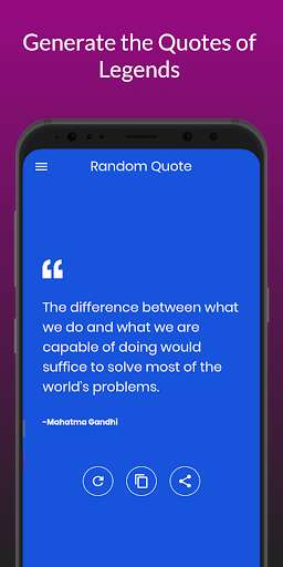 Run android online APK Random Quotes Generator from MyAndroid or emulate Random Quotes Generator using MyAndroid