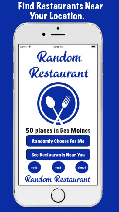 Emulate iPhone app Random Restaurant Finder using MyAndroid Emulate iPhone app Random Restaurant Finder using MyAndroid