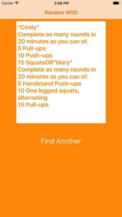 Emulate iPhone app RandomWOD using MyAndroid Emulate iPhone app RandomWOD using MyAndroid