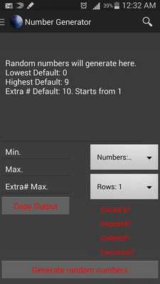 Emulate Android APK RandSmart - Random Generator Emulate Android APK RandSmart - Random Generator