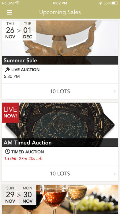 Emulate iPhone app Randy Higbee Gallery Auction using MyAndroid Emulate iPhone app Randy Higbee Gallery Auction using MyAndroid