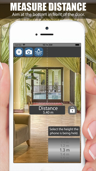 Emulate iPhone app Rangefinder Meter using MyAndroid Emulate iPhone app Rangefinder Meter using MyAndroid