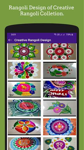 Emulate Rangoli Design Images Collection. from MyAndroid or run Rangoli Design Images Collection. using MyAndroid