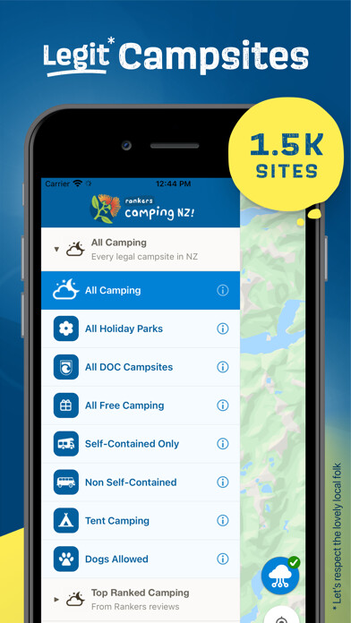 Emulate iPhone app Rankers Camping NZ using MyAndroid Emulate iPhone app Rankers Camping NZ using MyAndroid