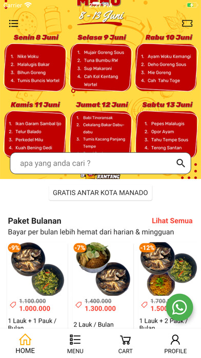Emulate iPhone app Rantang Manado using MyAndroid Emulate iPhone app Rantang Manado using MyAndroid
